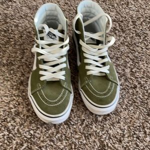 Olive vans high top